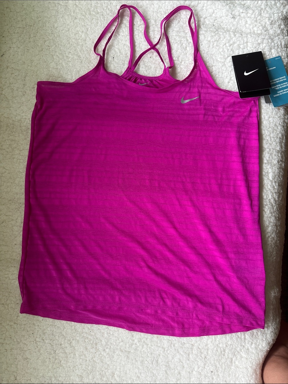 Nike Women’s Bright Fuchsia Strappy Tank Top